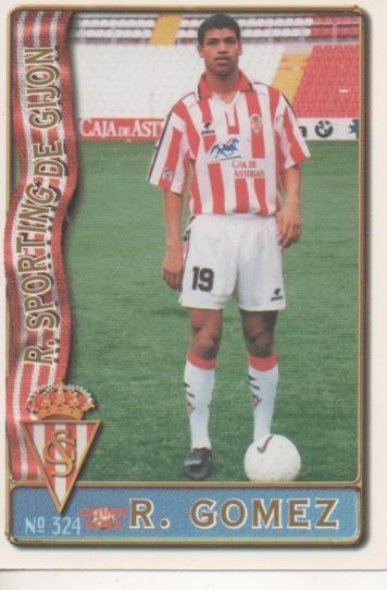 Cromo E003688: Trading Card. Las Fichas de la Liga 96-97. nº 324 R. Gomez, R.Sporting de Gijón