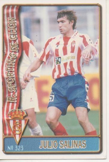 Cromo E003687: Trading Card. Las Fichas de la Liga 96-97. nº 323  Julio Salinas, R.Sporting de Gijón