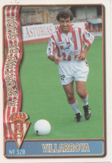 Cromo E003684: Trading Card. Las Fichas de la Liga 96-97. nº 320 Villarroya, R. Sporting de Gijón