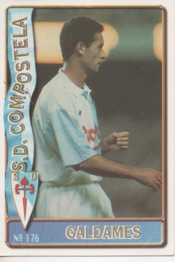 Cromo E003603: Trading Card. Las Fichas de la Liga 96-97. nº 176 Galdames, S.D. Compostela