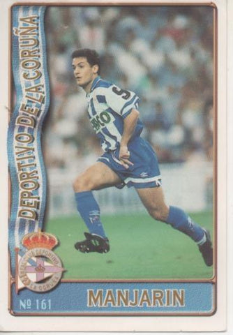 Cromo E003602: Trading Card. Las Fichas de la Liga 96-97. nº 161 Manjarin, Deportivo de La Coruña