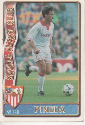 Cromo E003622: Trading Card. Las Fichas de la Liga 96-97. nº 248 Pineda, Sevilla F.C.