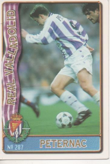 Cromo E003645: Trading Card. Las Fichas de la Liga 96-97. nº 287 Peternac, R.Valladolid