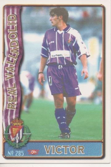 Cromo E003643: Trading Card. Las Fichas de la Liga 96-97. nº 285 " Ultima Hora" Victor, R.Valladolid