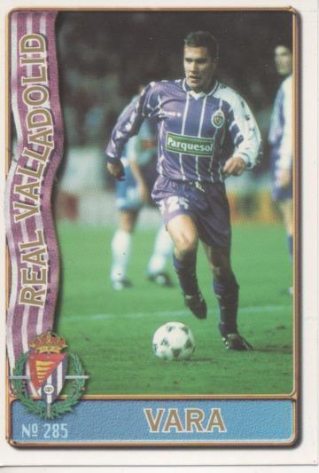 Cromo E003642: Trading Card. Las Fichas de la Liga 96-97. nº 285 Vara, R.Valladolid