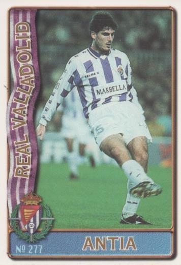 Cromo E003632: Trading Card. Las Fichas de la Liga 96-97. nº 277 Antia, R. Valladolid