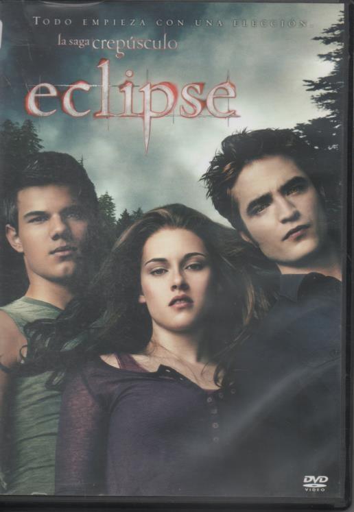 DvD E00402: DVD La saga crepúsculo Eclipse