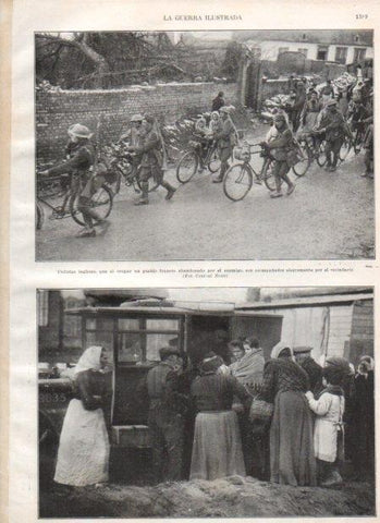 LAMINA V21082: Ciclistas ingleses en Francia
