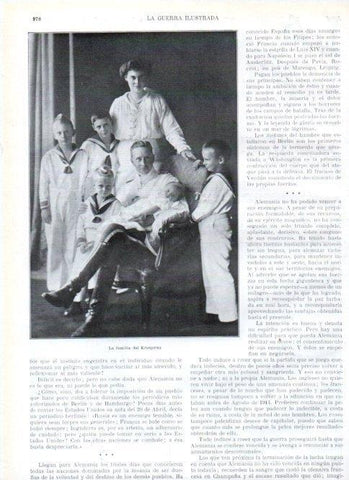 LAMINA V22421: La familia del Kronprinz