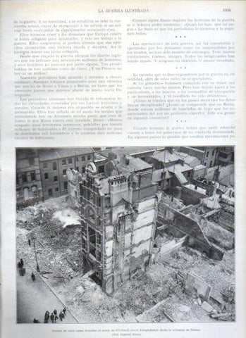 LAMINA V22436: Ruinas de una casa vistas desde la columna de Nelson