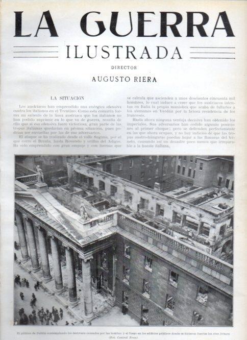 LAMINA V22429: Edificios publicos destruidos en Dublin