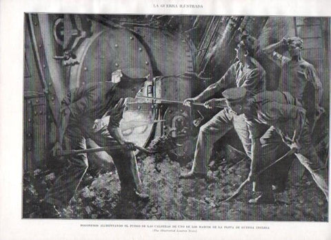 LAMINA V22398: Fogoneros de la flota de guerra inglesa