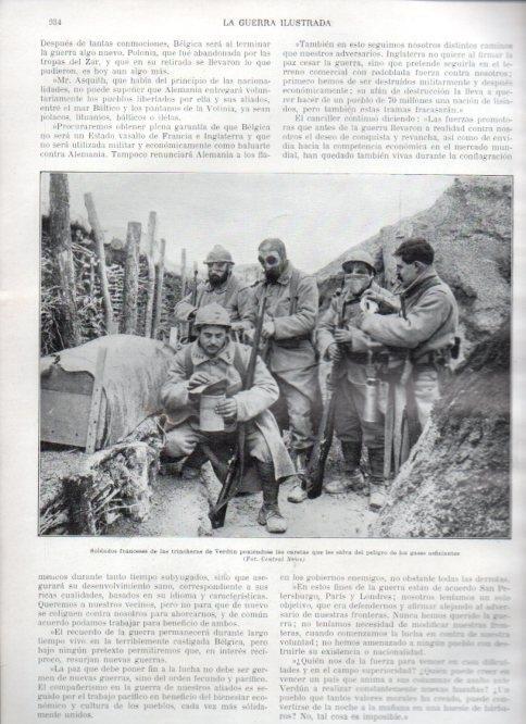 LAMINA V22397: Soldados franceses en las trincheras de Verdun
