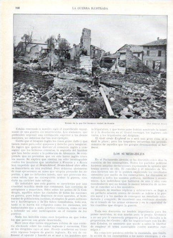 LAMINA V22391: Ruinas de Souain