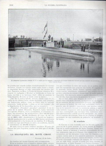 LAMINA V22491: Submarino aleman U. C. 5 capturado por Inglaterra