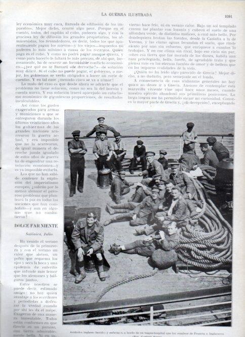 LAMINA V22482: Soldados ingleses heridos en buque hospital