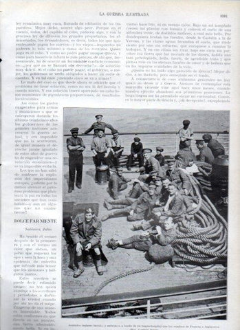LAMINA V22482: Soldados ingleses heridos en buque hospital