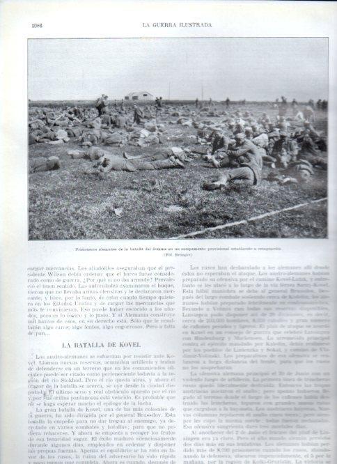 LAMINA V22477: Prisioneros alemanes de la batalla del Somme