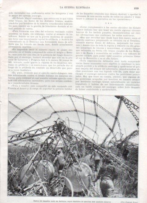 LAMINA V22449: Restos de un zeppelin caido en Salonica