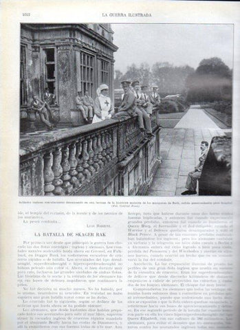 LAMINA V22444: Soldados ingleses en la terraza de la mansion de los marqueses de Bath