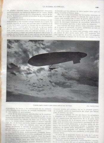LAMINA V22476: Dirigible ingles en el mar del Norte