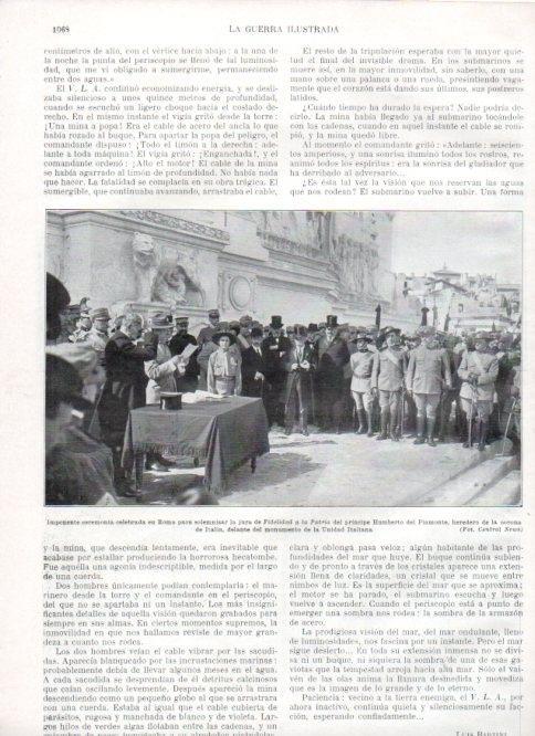 LAMINA V22468: Jura de Fidelidad a la Patria del principe Humberto del Piamonte