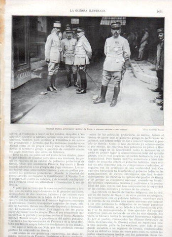 LAMINA V22460: General Dubail y gobernador militar de Paris
