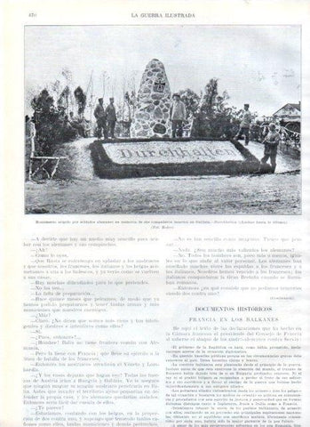 LAMINA V22265: Monumento a los soldados alemanes muertos en Galitzia