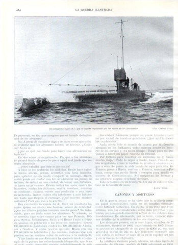 LAMINA V22256: Submarino ingles E-7