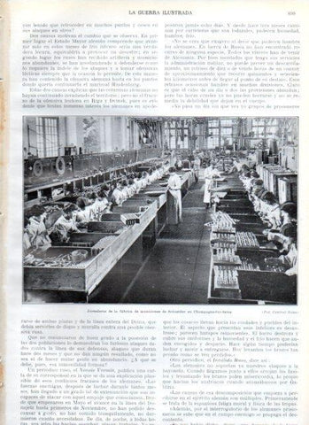 LAMINA V22278: Jornaleras en fabrica de municiones de Schneider