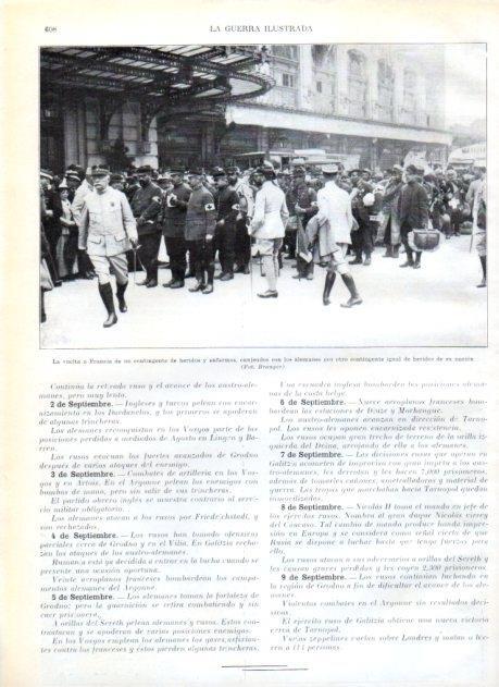 LAMINA V22230: Regreso de heridos y enfermos a Francia