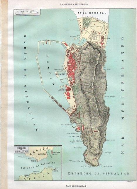 LAMINA V22235: Mapa de Gibraltar