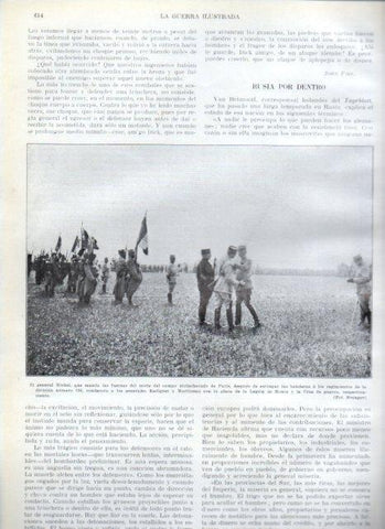 LAMINA V22234: General Michel condecorando a generales Radiguet y Martineau