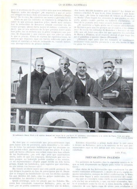 LAMINA V22343: Henry Ford y capitan Hempel del buque Oscar II en Nueva York