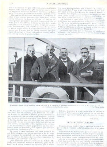LAMINA V22343: Henry Ford y capitan Hempel del buque Oscar II en Nueva York