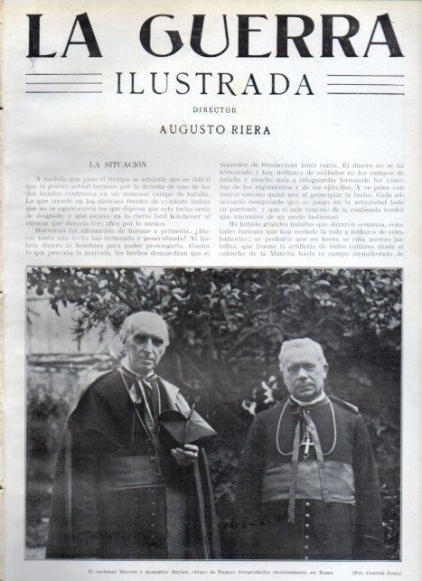 LAMINA V22345: Cardenal Mercier y monseñor Heylen en Roma