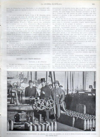 LAMINA V22346: Lord corregidor de Birmingham en fabrica de municiones