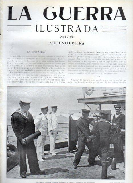 LAMINA V22326: Marineros ingleses en acorazado