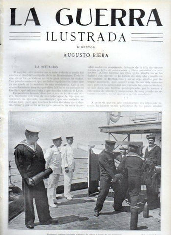 LAMINA V22326: Marineros ingleses en acorazado