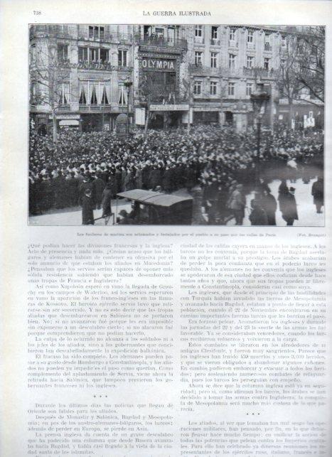 LAMINA V22296: Fusileros de marina por las calles de Paris