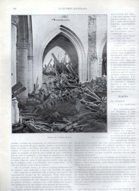 LAMINA V22307: Ruinas de la catedral de Loos