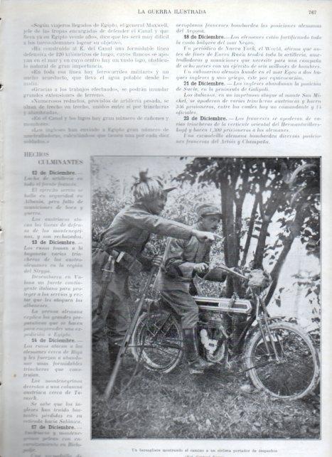 LAMINA V22308: Bersagliere y ciclista portador de despachos