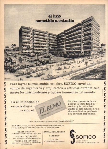 LAMINA V22070: Publicidad Edificio El Remo de Sofico