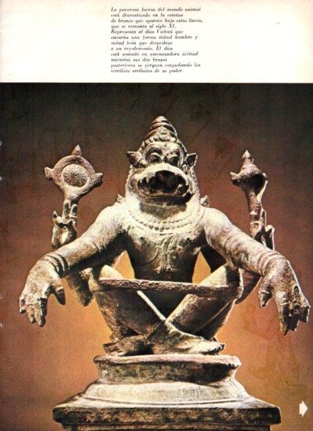 LAMINA V22064: Estatua del dios Vishnu siglo XI
