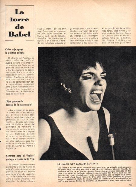 LAMINA V22059: Liza Minelli