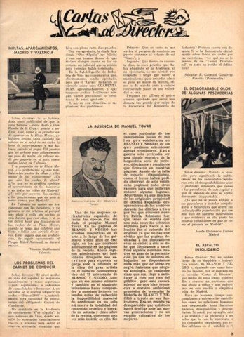 LAMINA V22058: Cartas al Director Blanco y Negro de 25 de junio de 1966