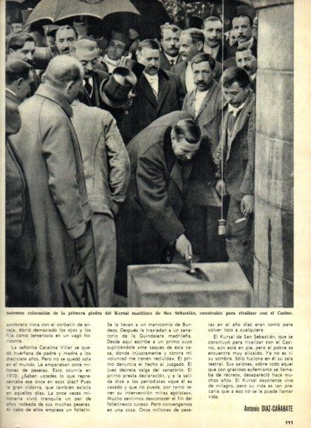 LAMINA V22055: Colocacion de la primera piedra del Kursal