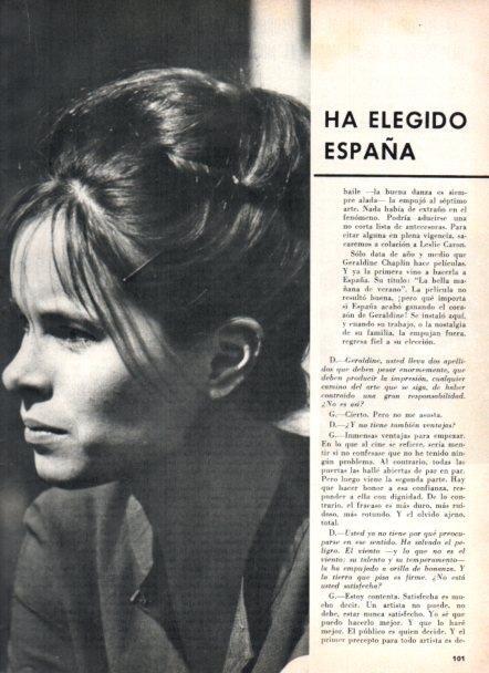 LAMINA V22051: Geraldine Chaplin