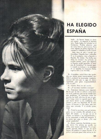 LAMINA V22051: Geraldine Chaplin