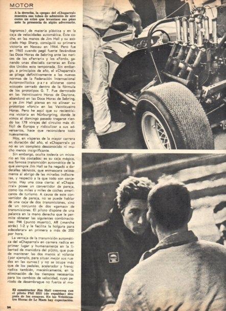 LAMINA V22048: Jim Hall y Phil Hill en 24 horas de Le Mans